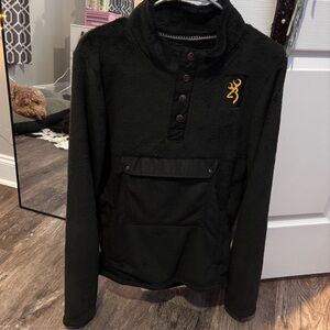 nwot browing sherpa hoodie